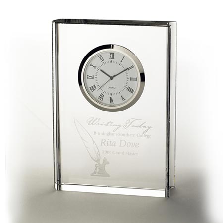 Executive crystal clock