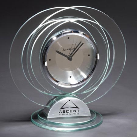 Executive crystal clock