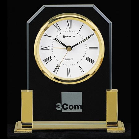 Executive crystal clock