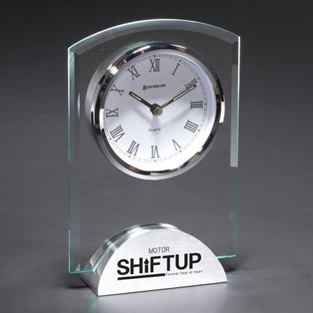 Executive crystal clock