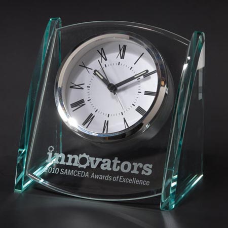 Executive crystal clock