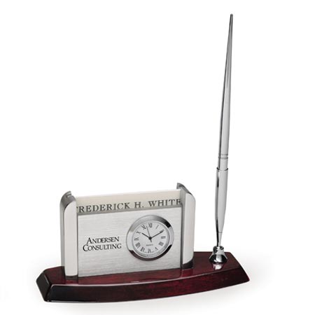 Executive pen clock