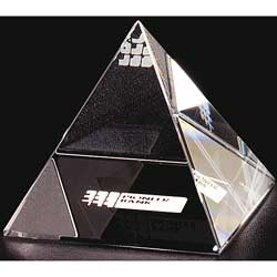 Pyramid paperweight