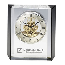 Crystal Trophy Clock