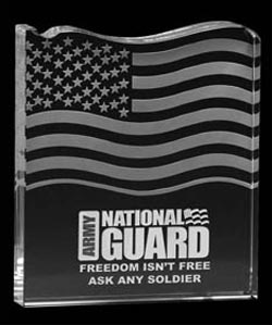 Flag Award Paperweight