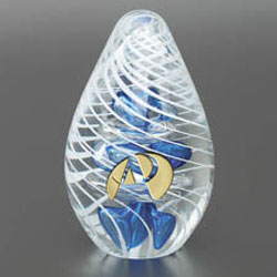 Glacial Swirl Paperweight