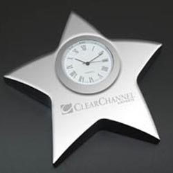 Silver Star Clock